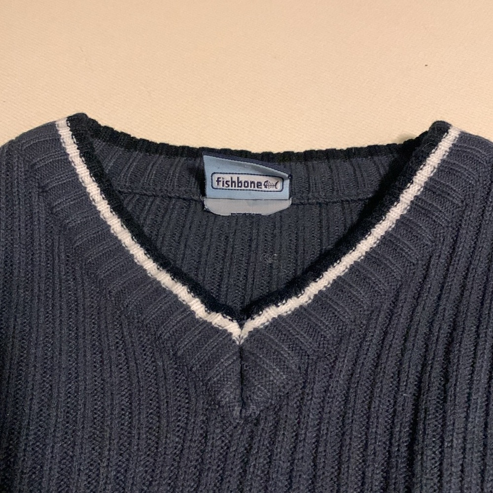 Fishbone Men’s Ribbed Knit Sweater - Picture 5 of 10
